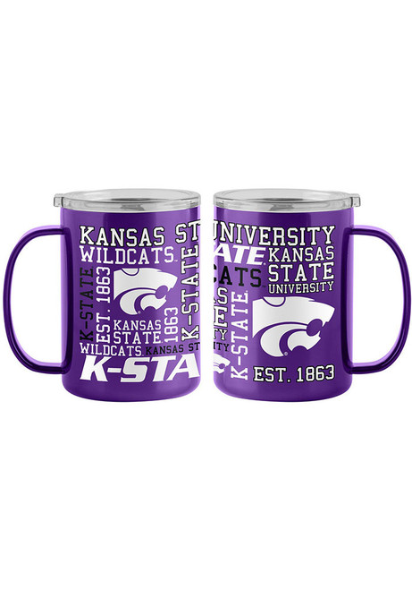 Purple K-State Wildcats 15oz Spirit Ultra Stainless Steel Tumbler