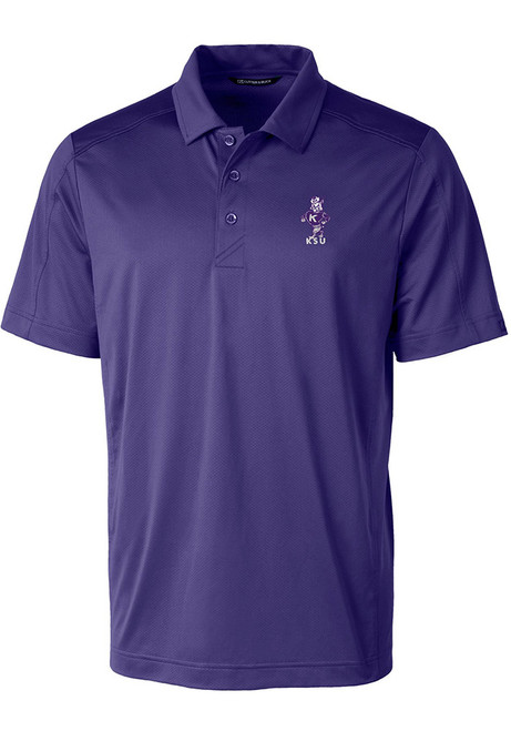 K-State Wildcats Purple Cutter and Buck Prospect Vault Big and Tall Polo