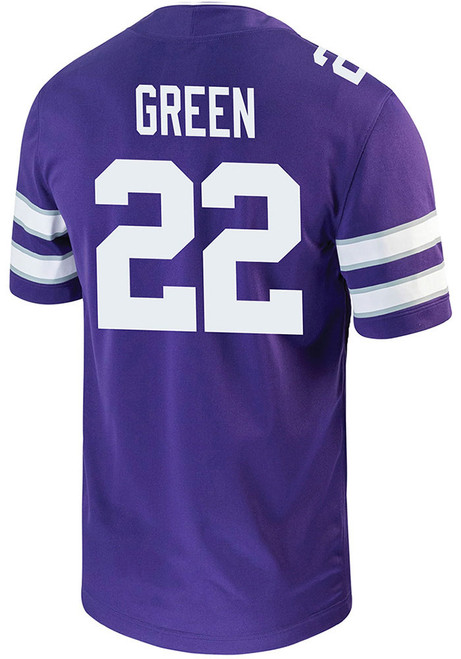 Daniel Green Nike Mens Purple K-State Wildcats Game Name And Number Football Jersey