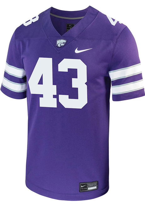Jordan Perry Nike Mens Purple K-State Wildcats Game Name And Number Football Jersey