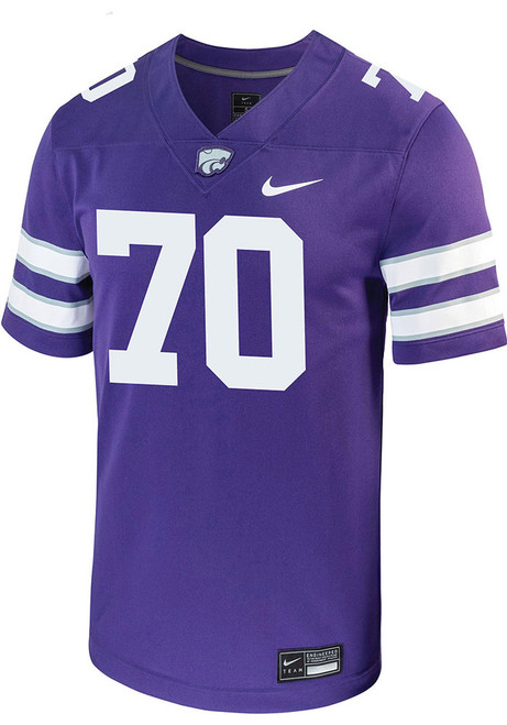 Kaitori Leveston Nike Mens Purple K-State Wildcats Game Name And Number Football Jersey