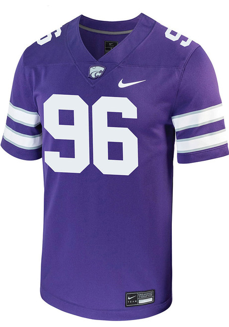 Leyton Simmering Nike Mens Purple K-State Wildcats Game Name And Number Football Jersey