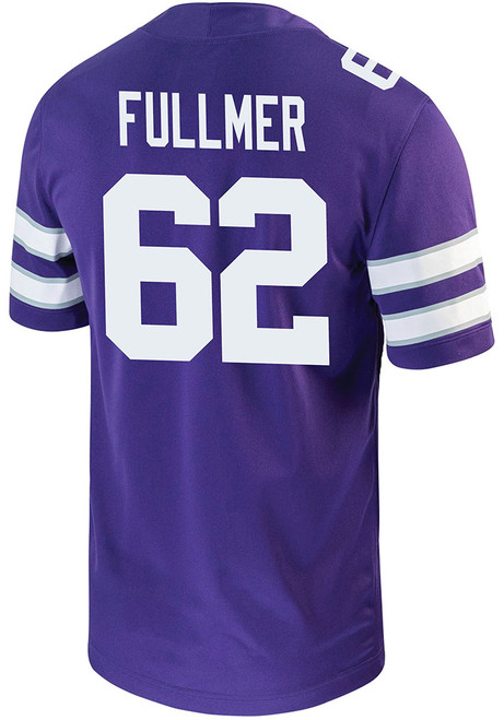 Jackson Fullmer Nike Mens Purple K-State Wildcats Game Name And Number Football Jersey