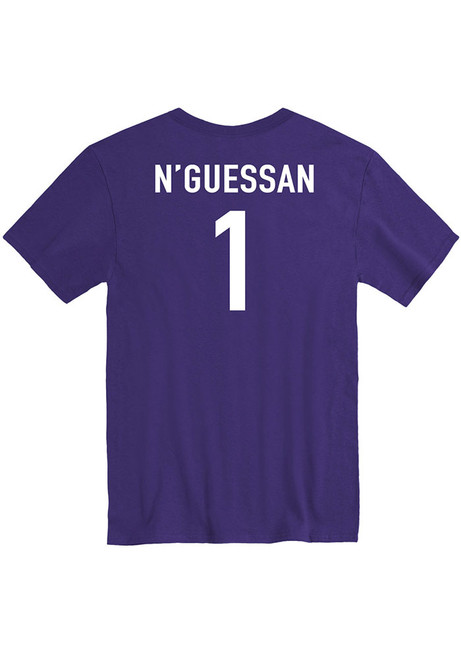 David N’Guessan Rally Mens Purple K-State Wildcats Basketball Name And Number Player T Shirt