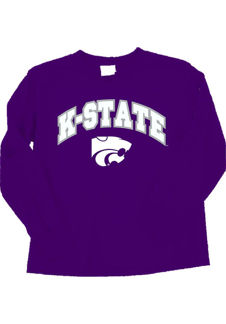 Toddler Purple K-State Wildcats Arch Long Sleeve T-Shirt