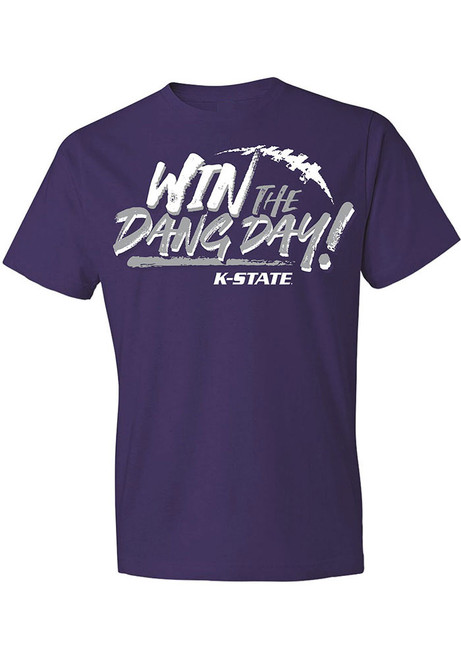 K-State Wildcats Rough Dang Day Short Sleeve T Shirt - Purple