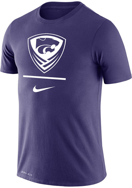 K-State Wildcats Purple Nike Soccer Logo Short Sleeve T Shirt