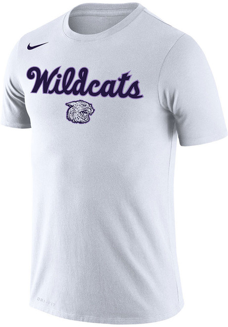 K-State Wildcats White Nike 2019 Basketball Short Sleeve T Shirt