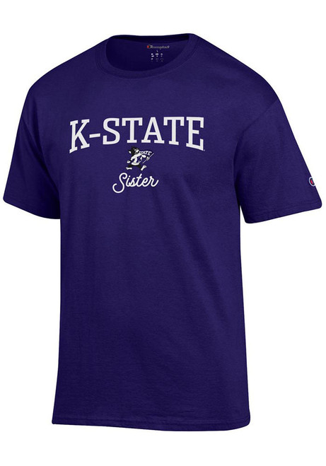K-State Wildcats Purple Champion Sister Short Sleeve T-Shirt