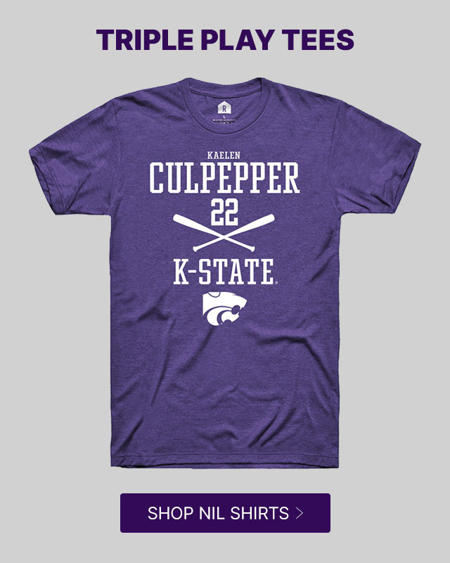 Triple Play Tees | Shop K-State Baseball NIL T-Shirts