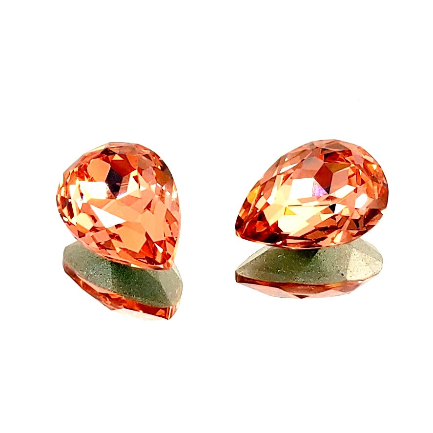 Preciosa Crystal Flat Back Padparadscha AB and Padparadscha main image 1