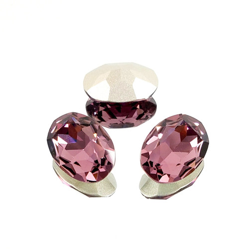 Crystal fancy stone 18x13mm Lt Amethyst Crystal fancy stone 18x13mm Lt Amethyst