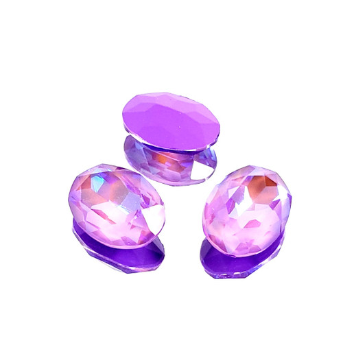 Crystal fancy stone 18x13mm Ultra AB Violet