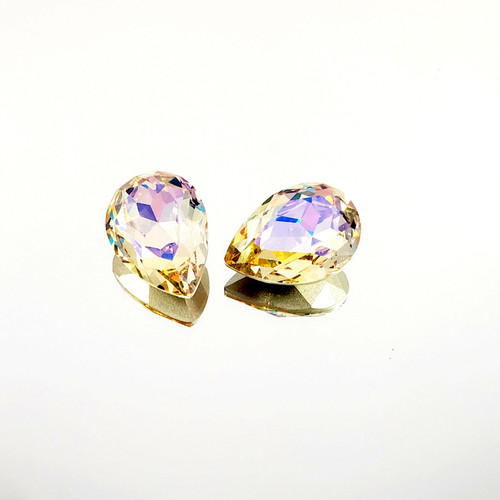 Crystal fancy stone pear-shaped 14x10mm Paradise Shine Crystal fancy stone pear-shaped 14x10mm Paradise Shine