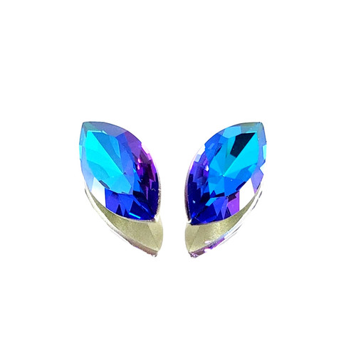 Crystal Navette Stone 18x9mm Bermuda Blue Crystal Navette Stone 18x9mm Bermuda Blue