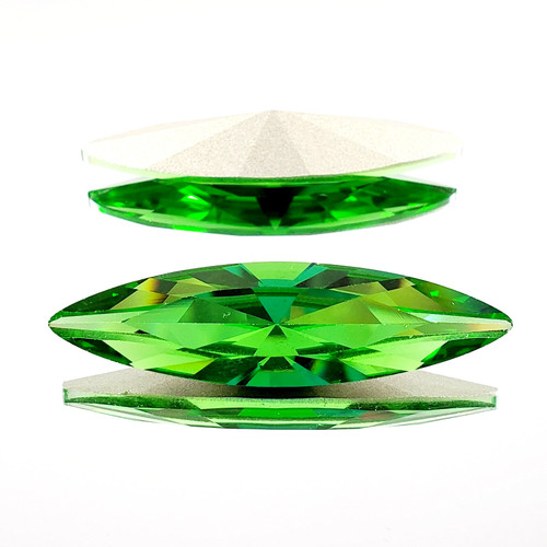 Crystal Navette Stone 48x13mm Peridot Crystal Navette Stone 48x13mm Peridot