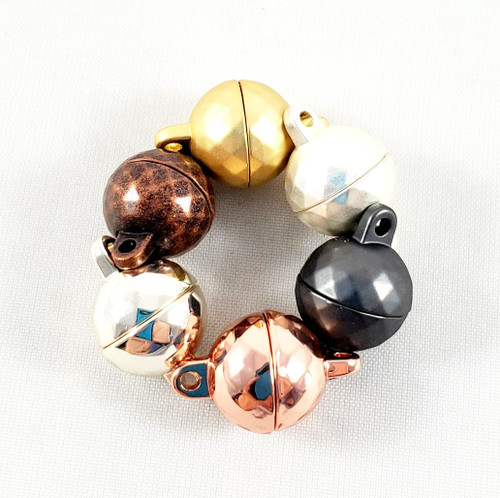 Round Magnetic Clasps 11X17mm Round Magnetic Clasps 11X17mm