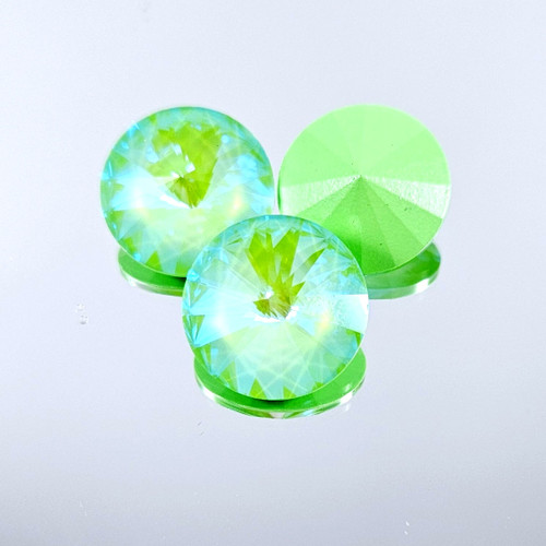 Crystal Rivoli 18mm Ultra AB Peridot