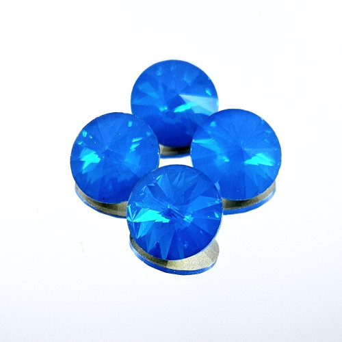 Crystal Round Stone Rivoli 14mm Caribbean Blue Opal
