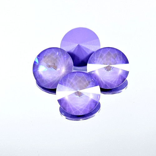 Crystal Round Stone Rivoli 14mm Ultra AB Violet