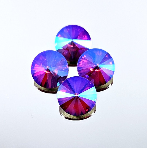 Crystal Round Stone Rivoli 14mm Lt Siam Shimmer