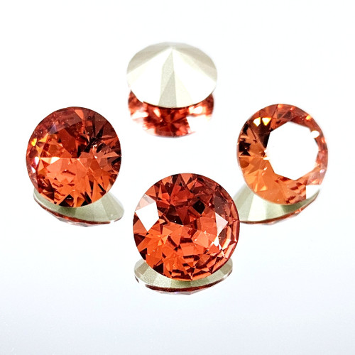 Chaton crystal 16mm Padparadscha Chaton crystal 16mm Padparadscha