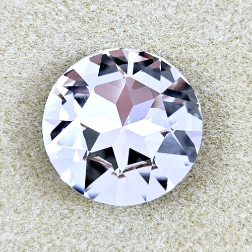 Extra large crystal round stone, 35mm Chaton, Crystal/clear Extra large crystal round stone, 35mm Chaton, Crystal/clear