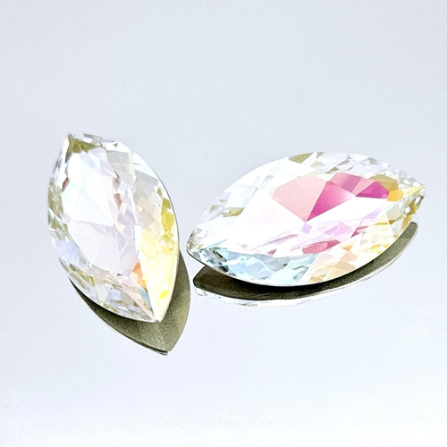 Crystal fancy stone Navette 32x17mm Crystal Cognac Crystal fancy stone Navette 32x17mm Crystal Cognac