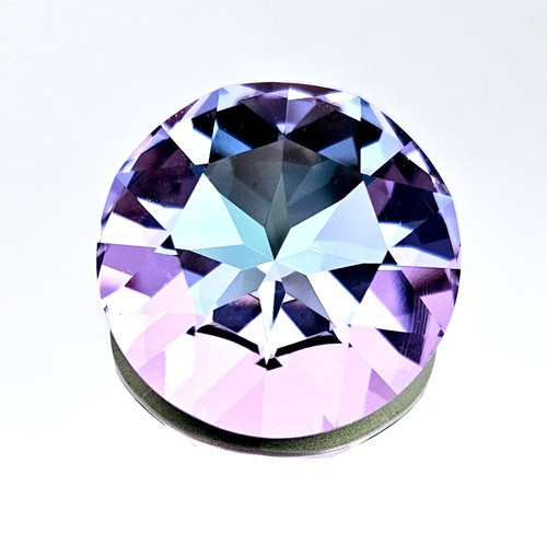 Extra large crystal round stone, 35mm Vitrail Lt Extra large crystal round stone, 35mm Vitrail Lt