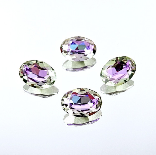 Crystal Oval Stone 14x10mm Vitrail Lt Crystal Oval Stone 14x10mm Vitrail Lt