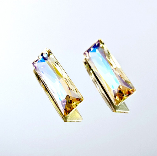 Crystal fancy stone Baguette 7x21mm Paradise Shine Crystal fancy stone Baguette 7x21mm Paradise Shine