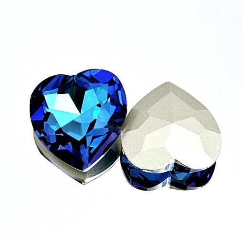 Crystal fancy stone 28x28mm Heart Bermuda Blue Crystal fancy stone 28x28mm Heart Bermuda Blue