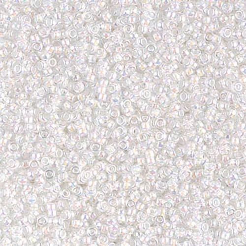 Miyuki seed bead 15-284 White-lined Crystal AB Miyuki seed bead 15-284 White-lined Crystal AB