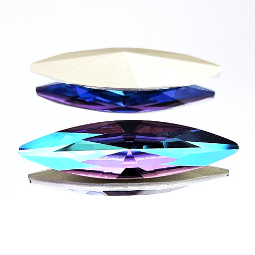 Crystal fancy stone Navette 48x13mm Vitrail Lt Crystal fancy stone Navette 48x13mm Vitrail Lt