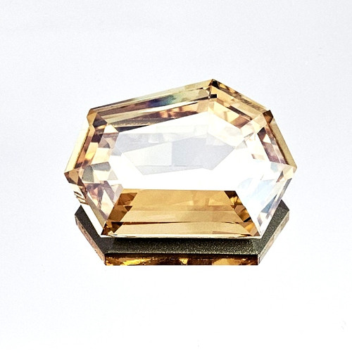 Crystal fancy stone freeform 36x25mm, Crystal Golden Lt.