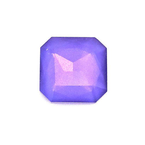 Crystal fancy stone square octagon 23mm Lavender Aurora