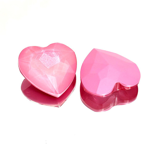 Crystal fancy stone Heart shape 27mm Lt Rose Aurora
