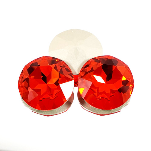 Crystal fancy stone 27mm Chaton Lt Siam Crystal fancy stone 27mm Chaton Lt Siam
