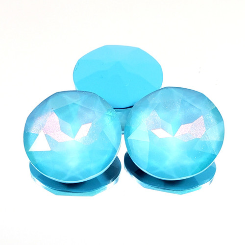 Crystal fancy stone 27mm Chaton Aqua Aurora Crystal fancy stone 27mm Chaton Aqua Aurora