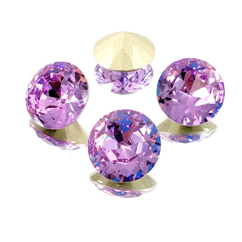 Crystal Round Stone 16mm Chaton Violet
