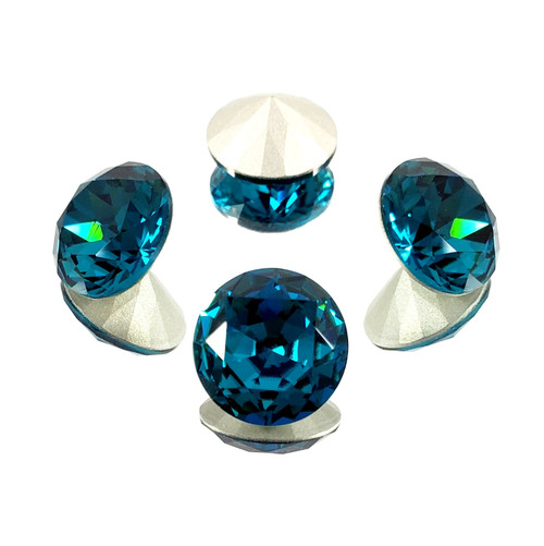 Crystal Round Stone 16mm Chaton Indicolite Crystal Round Stone 16mm Chaton Indicolite
