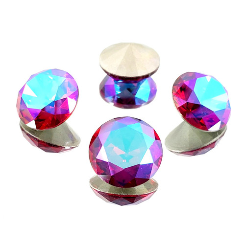 Crystal Round Stone 16mm Chaton Lt Siam Shimmer