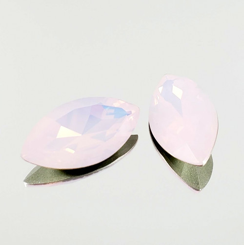 Crystal Navette Stone 32x17mm Rose Water Opal