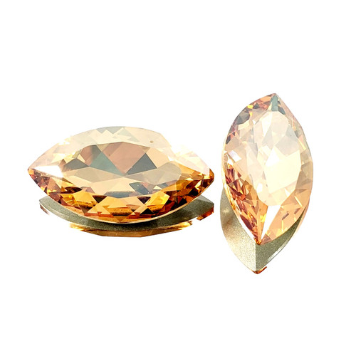Crystal Navette Stone 32x17mm Crystal Golden Lt Crystal Navette Stone 32x17mm Crystal Golden Lt