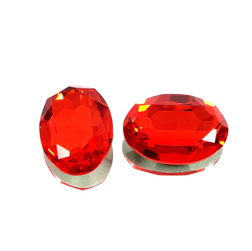 Crystal Fancy Stone Oval 30x20mm Lt Siam Crystal Fancy Stone Oval 30x20mm Lt Siam