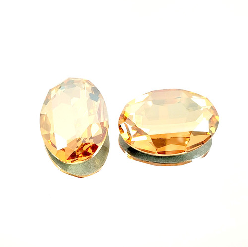 Crystal Fancy Stone Oval 30x20mm Crystal Golden Lt