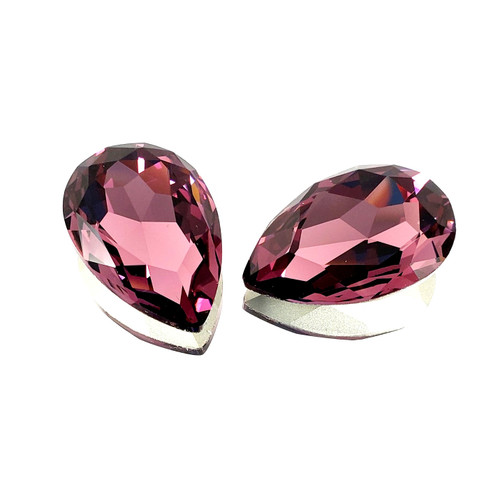Crystal fancy stone pear-shape Lt Amethyst Crystal fancy stone pear-shape Lt Amethyst