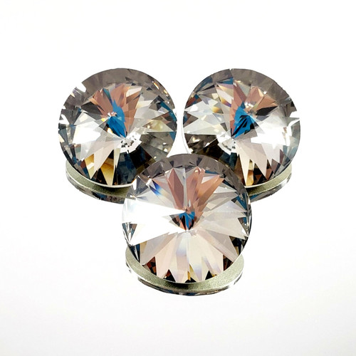 Crystal Rivoli 20mm Silver Shadow Crystal Rivoli 20mm Silver Shadow