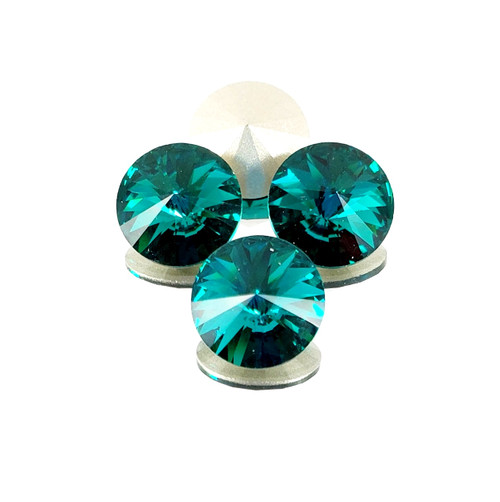 Crystal Rivoli 12mm Blue Zircon