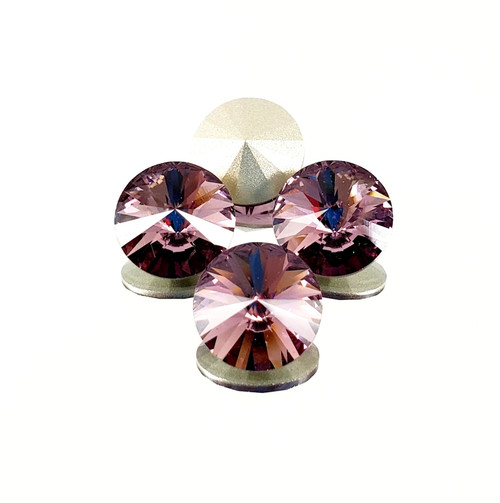 Crystal Rivoli 12mm Lt Amethyst Crystal Rivoli 12mm Lt Amethyst